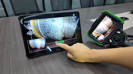 jProbe VJ-PRO 3D стерео измерительный видеоэндоскоп - дополнительная выносная панель управления_2